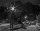 geniessen der stille in der nacht